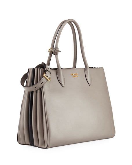 Prada Bibliotheque XL Soft Leather Tote Bag 